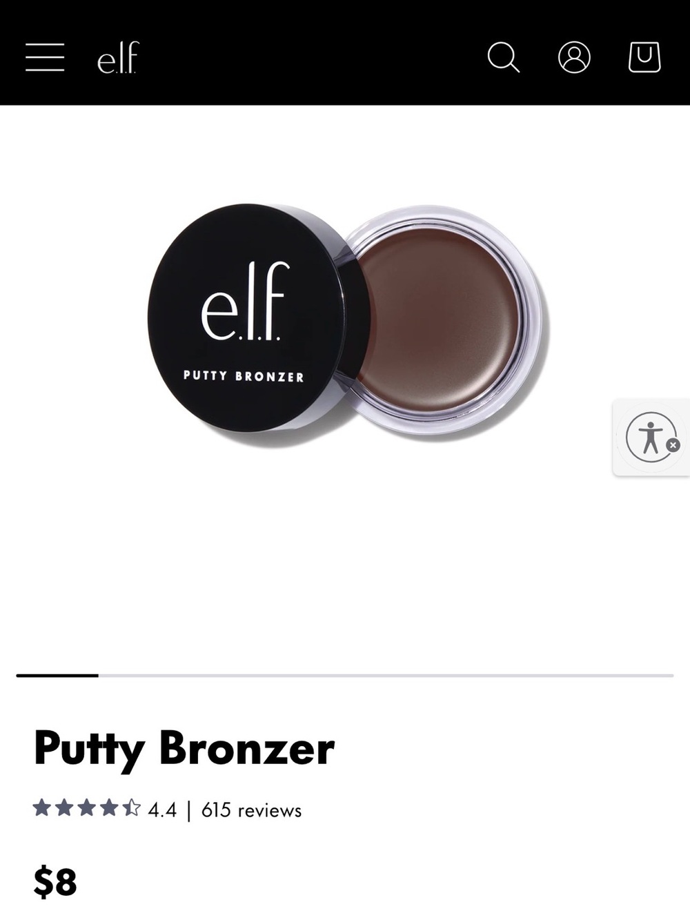 NEW Putty Bronzer Set of 4 - Assorted Brown Shades